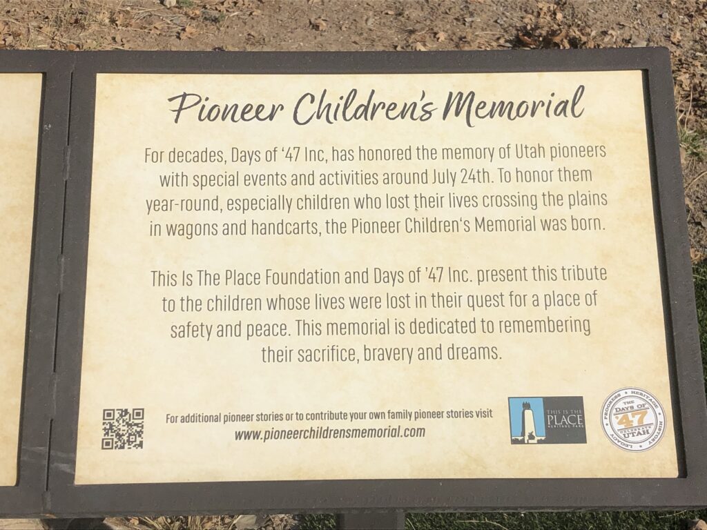Pioneer’s Children’s Memorial