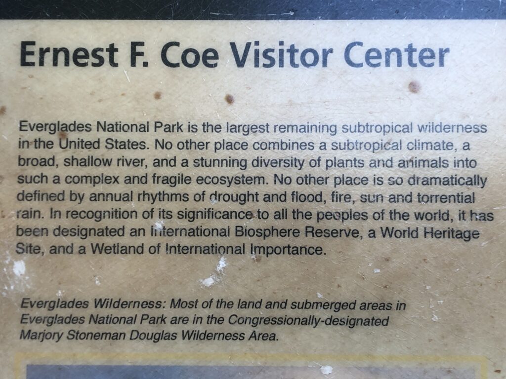 Ernest F. Coe Visitor Center