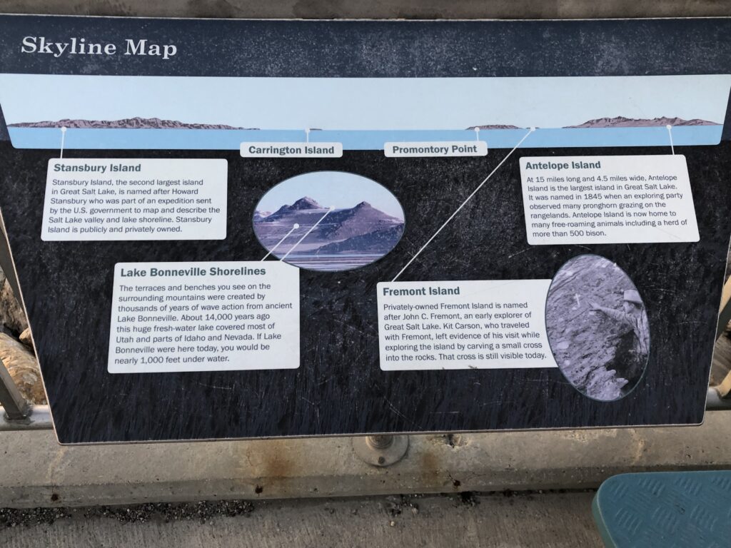 Map of Great Salt Lake Islands