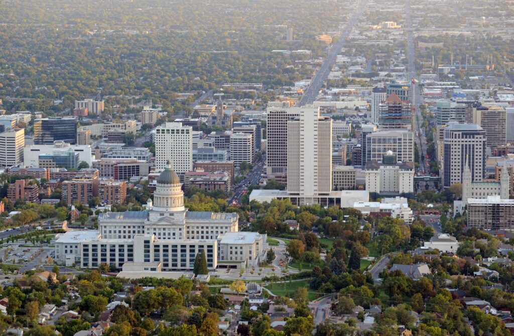 Salt Lake City is built on a grid system