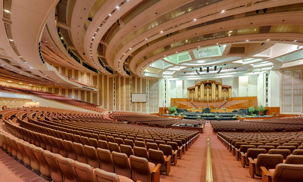 The LDS Conference Center has a 21,000 seat auditorium