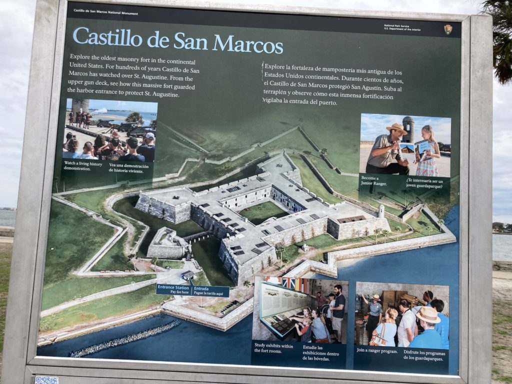 Castillo de San Marcos is the oldest masonry fort in the U.S.