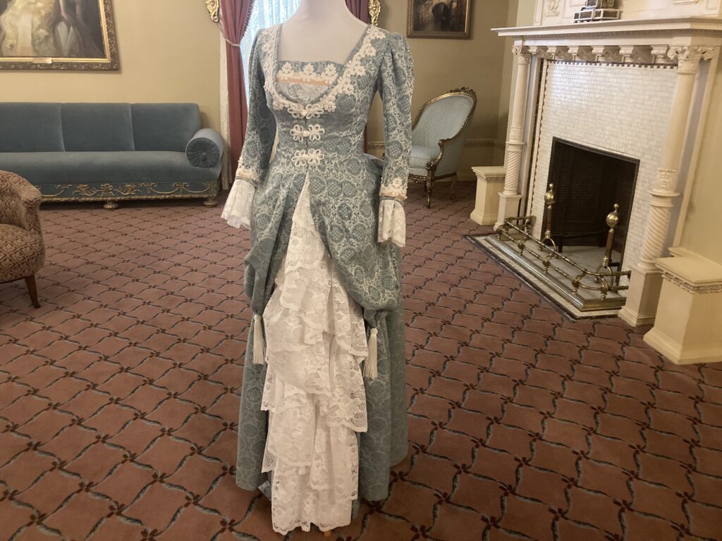 Green dress at Flagler College