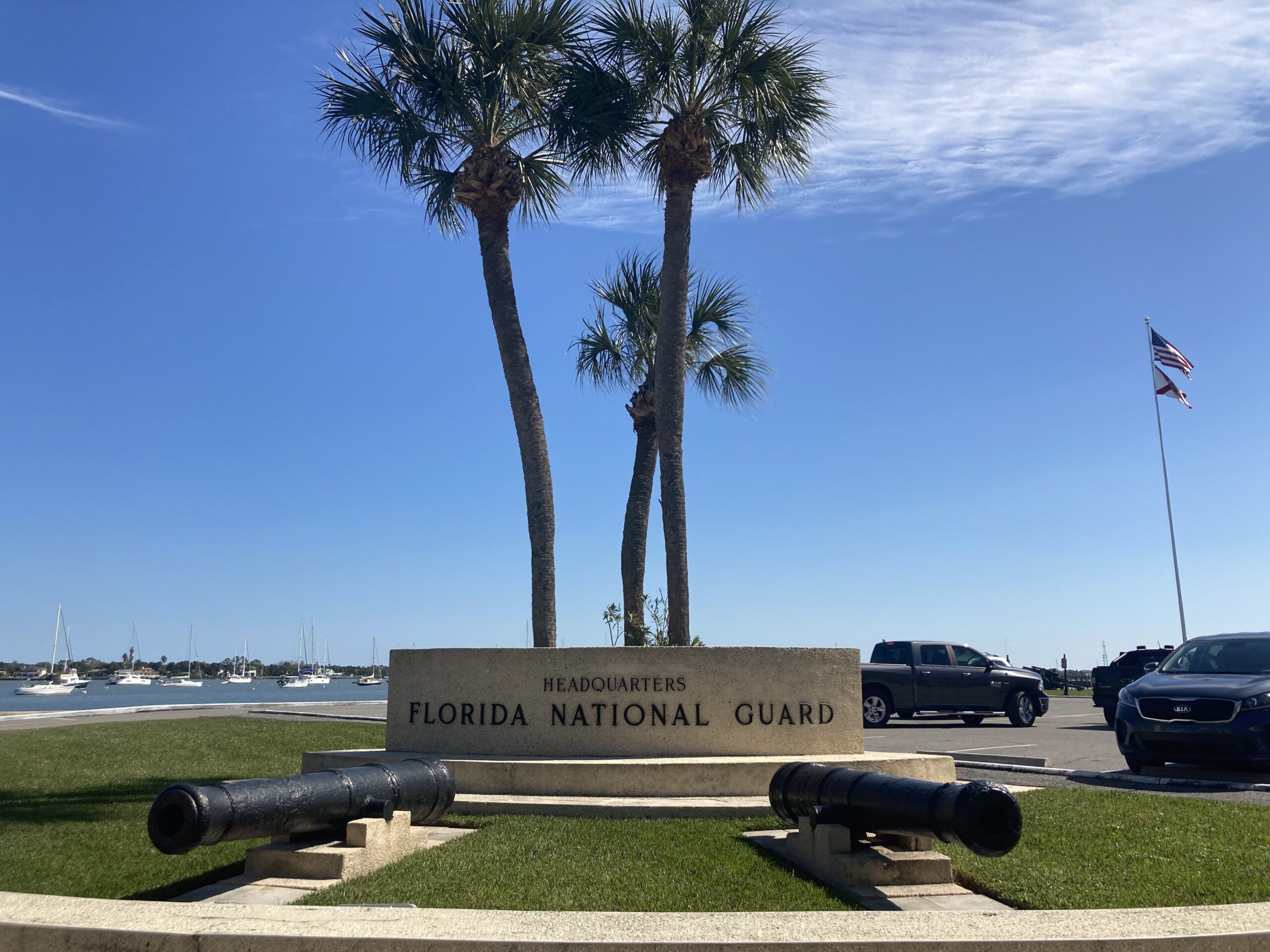 The Florida National Guard is headquartered in St Augustine