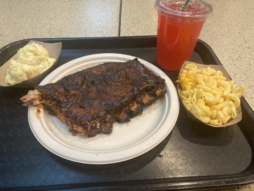 Meal at Sweet Home Café