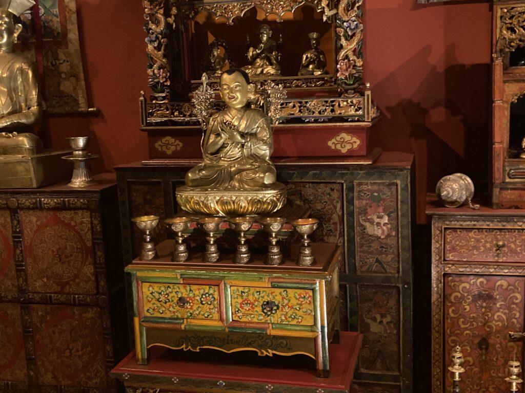 Tibetan Buddhist Shrine Room