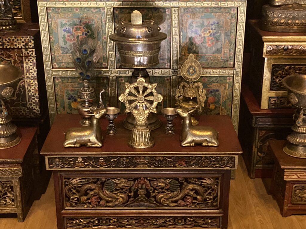 Tibetan Buddhist Shrine Room