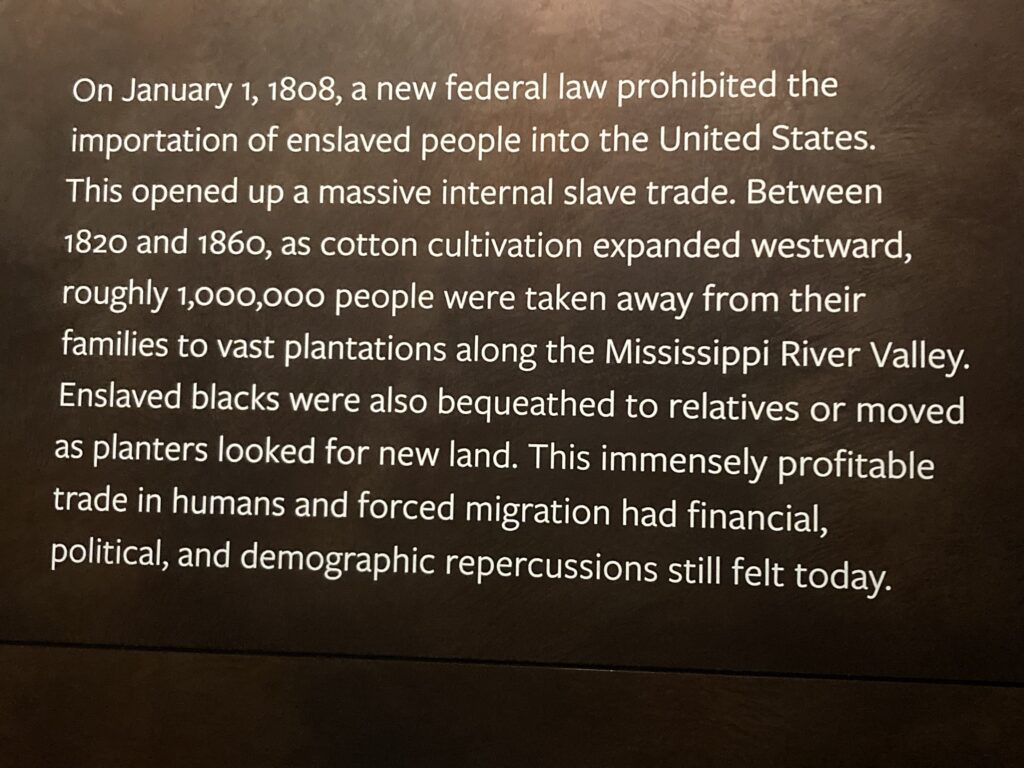 The Slavery & Freedom Exhibit