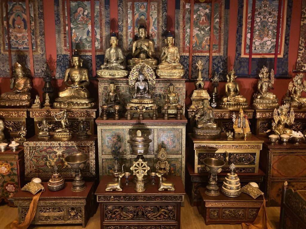 Tibetan Buddhist Shrine Room
