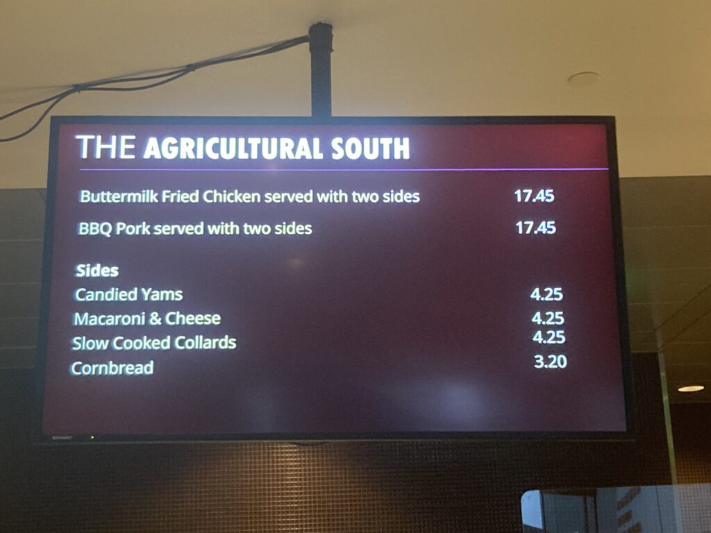 Sweet Home Café menu