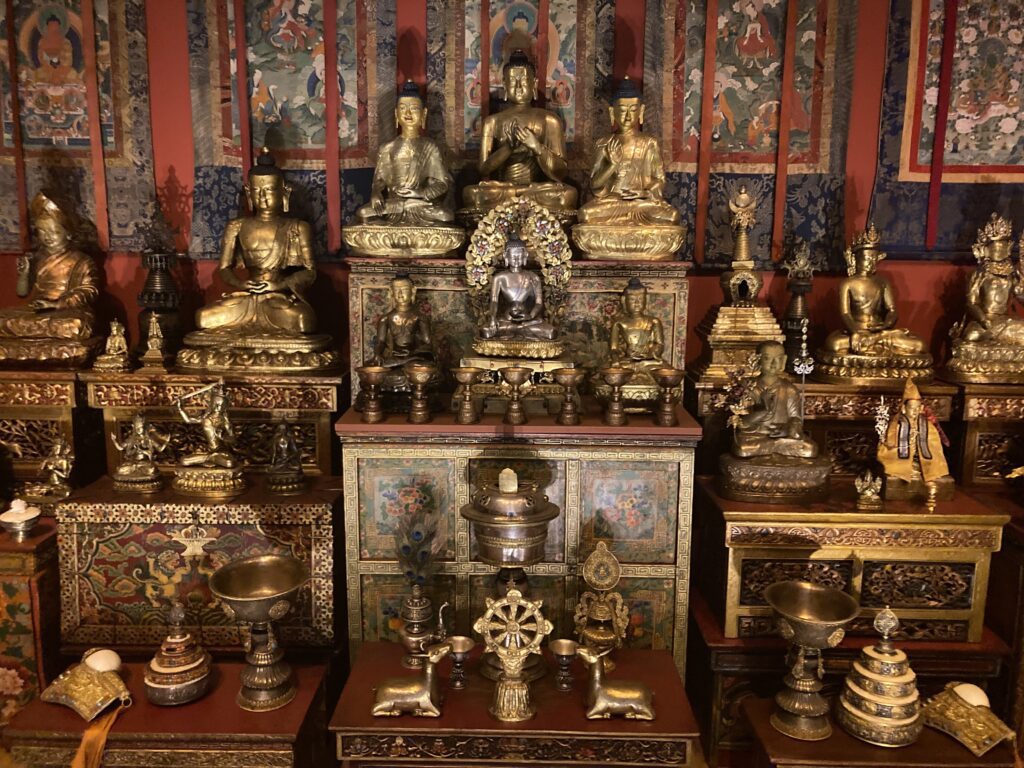 Tibetan Buddhist Shrine Room