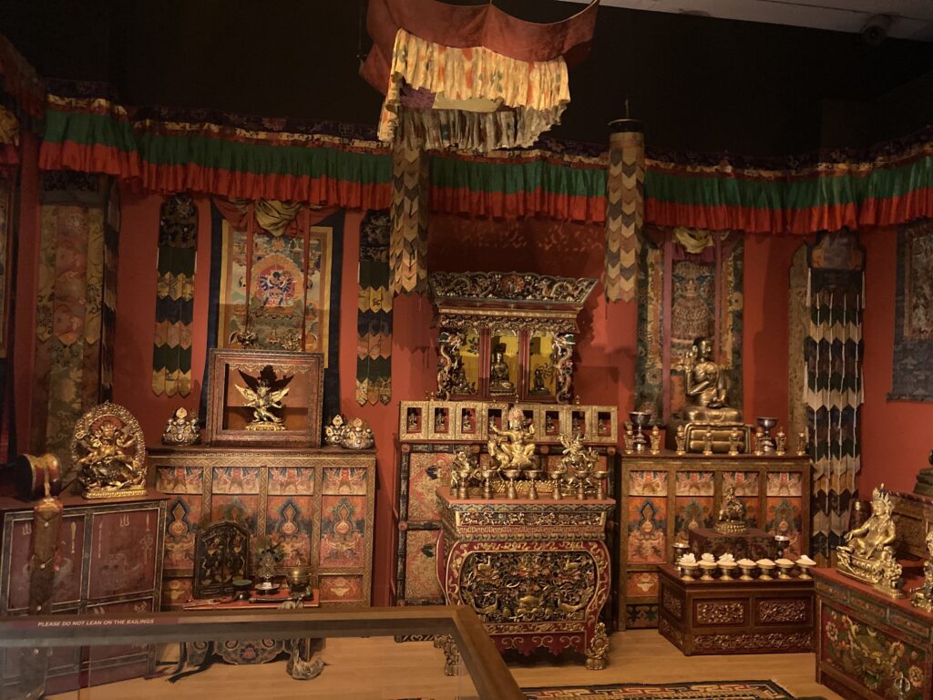 Tibetan Buddhist Shrine Room