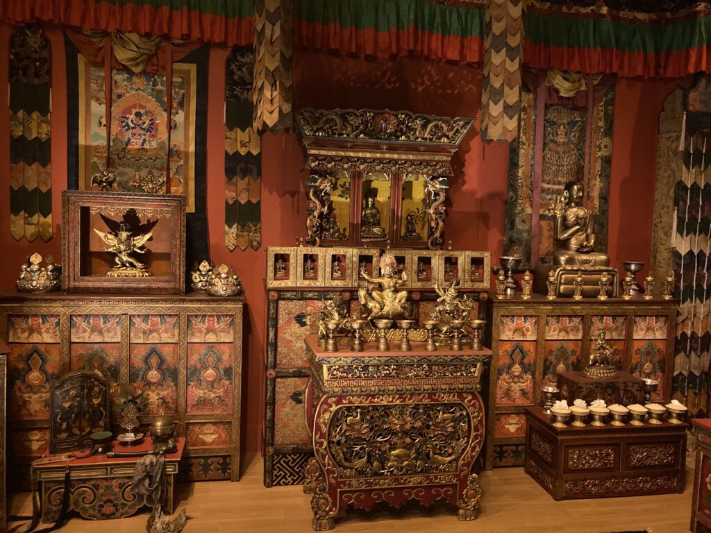 Tibetan Buddhist Shrine Room