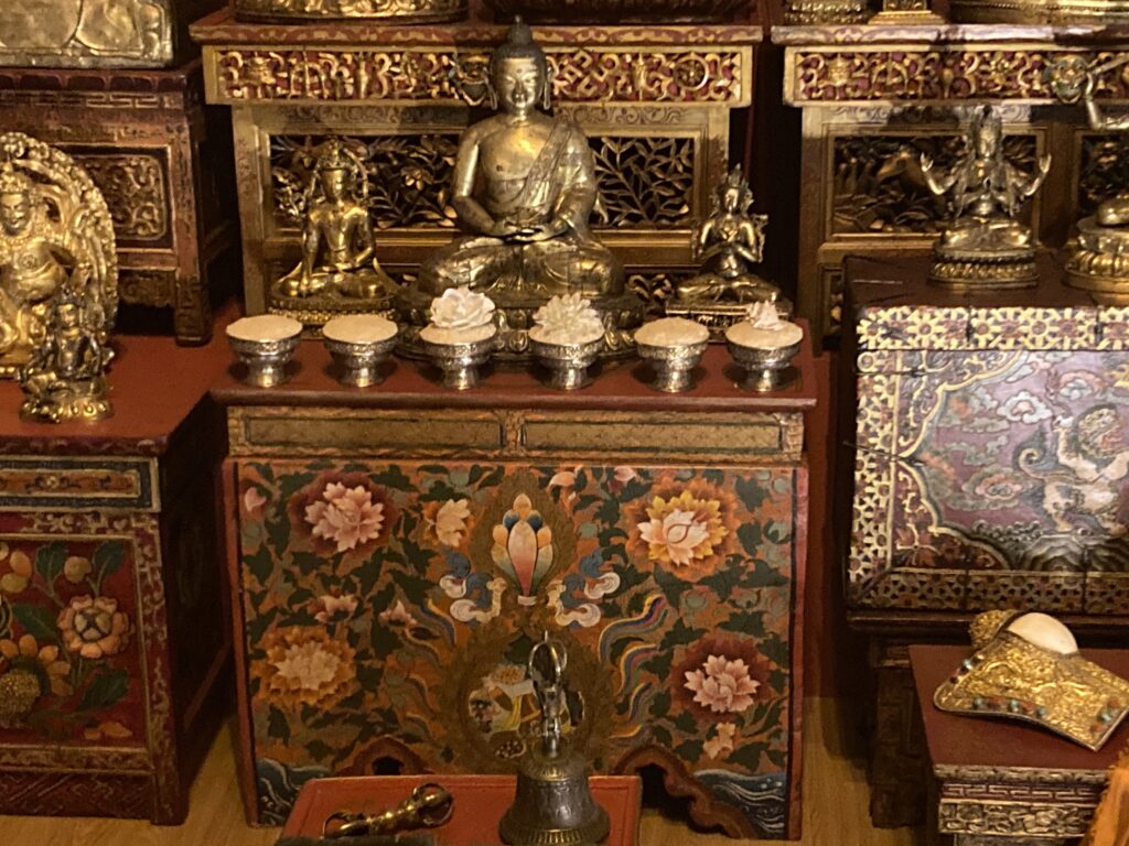 Tibetan Buddhist Shrine Room