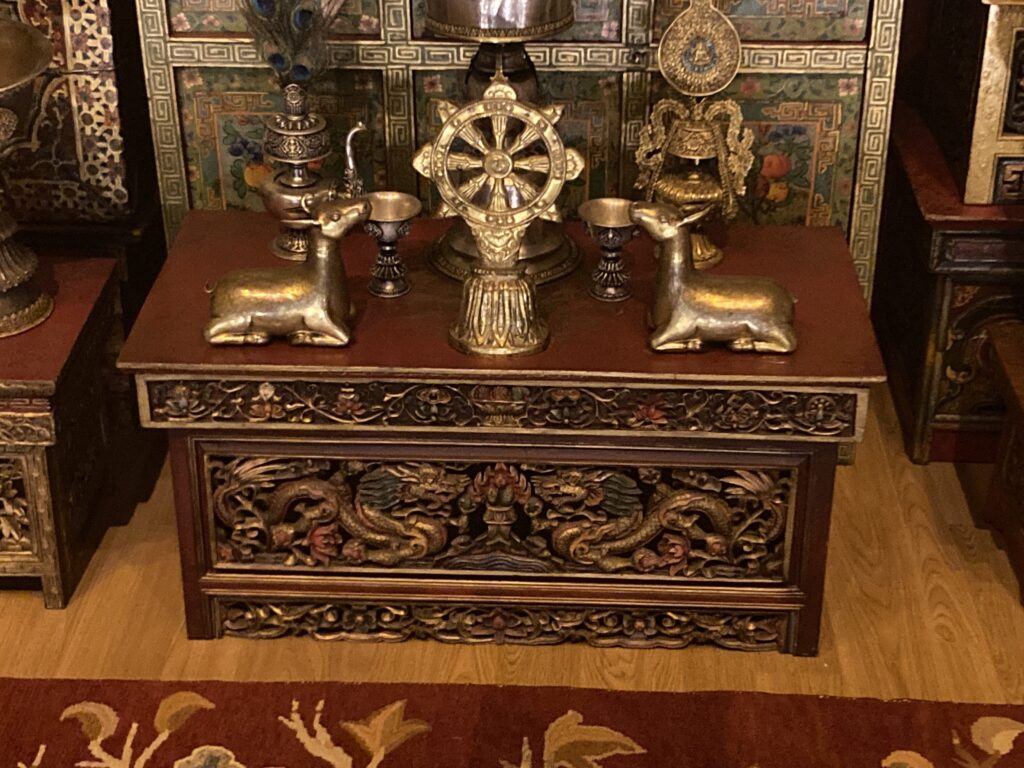 Tibetan Buddhist Shrine Room