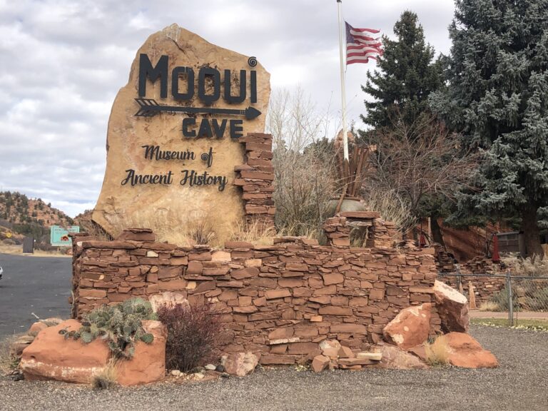 Explore Moqui Cave – Dinosaur Tracks & Native Artifacts