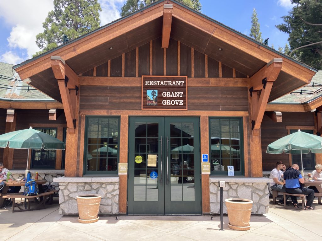 Front Entrance View of Grant Grove Restaurant