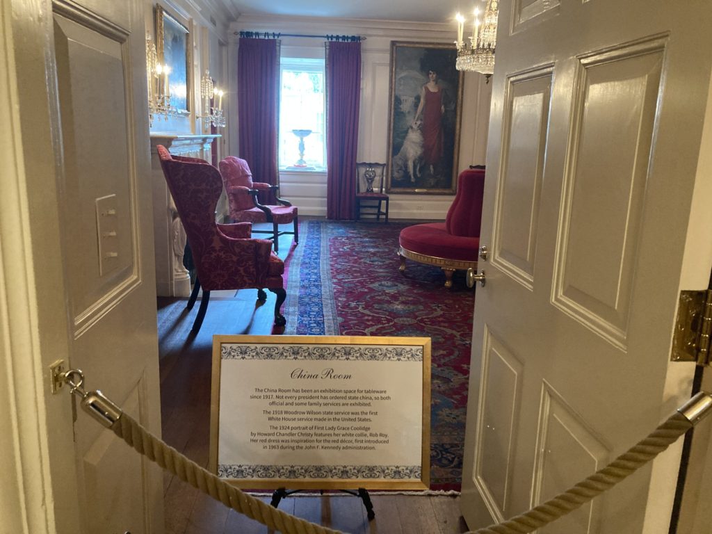 Inside the China Room in The White House