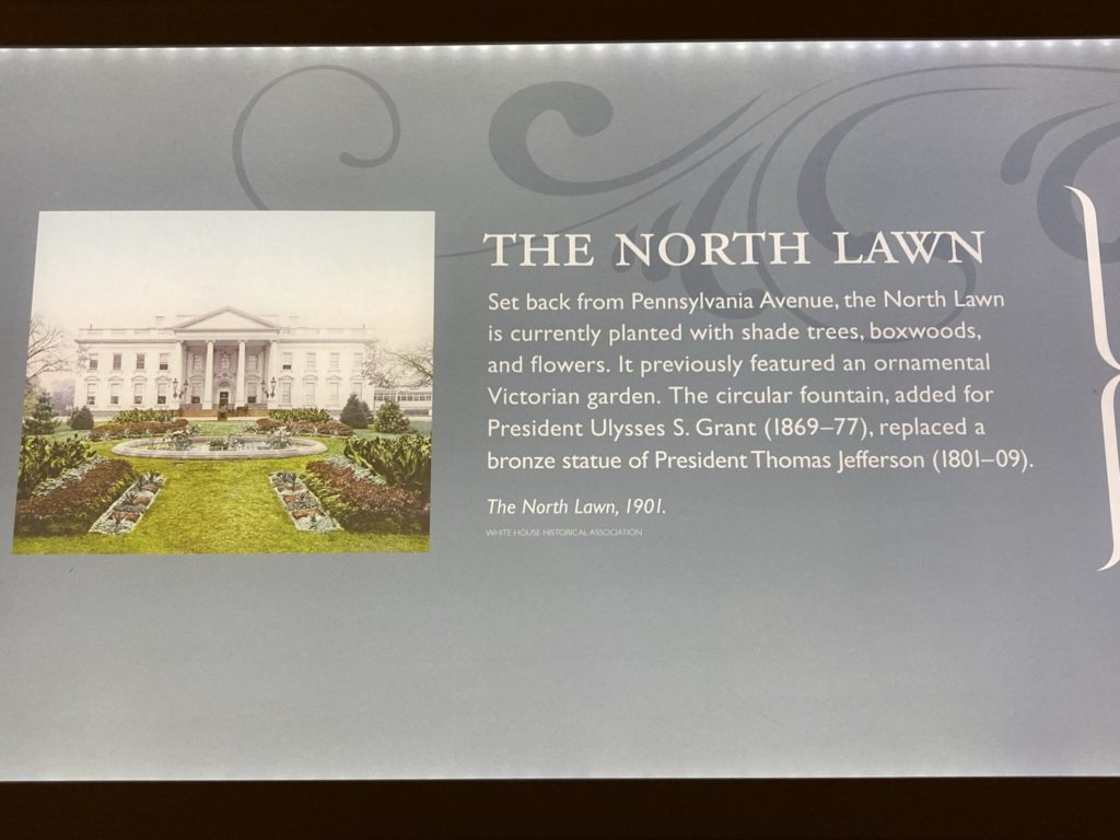 The North Lawn Information Label