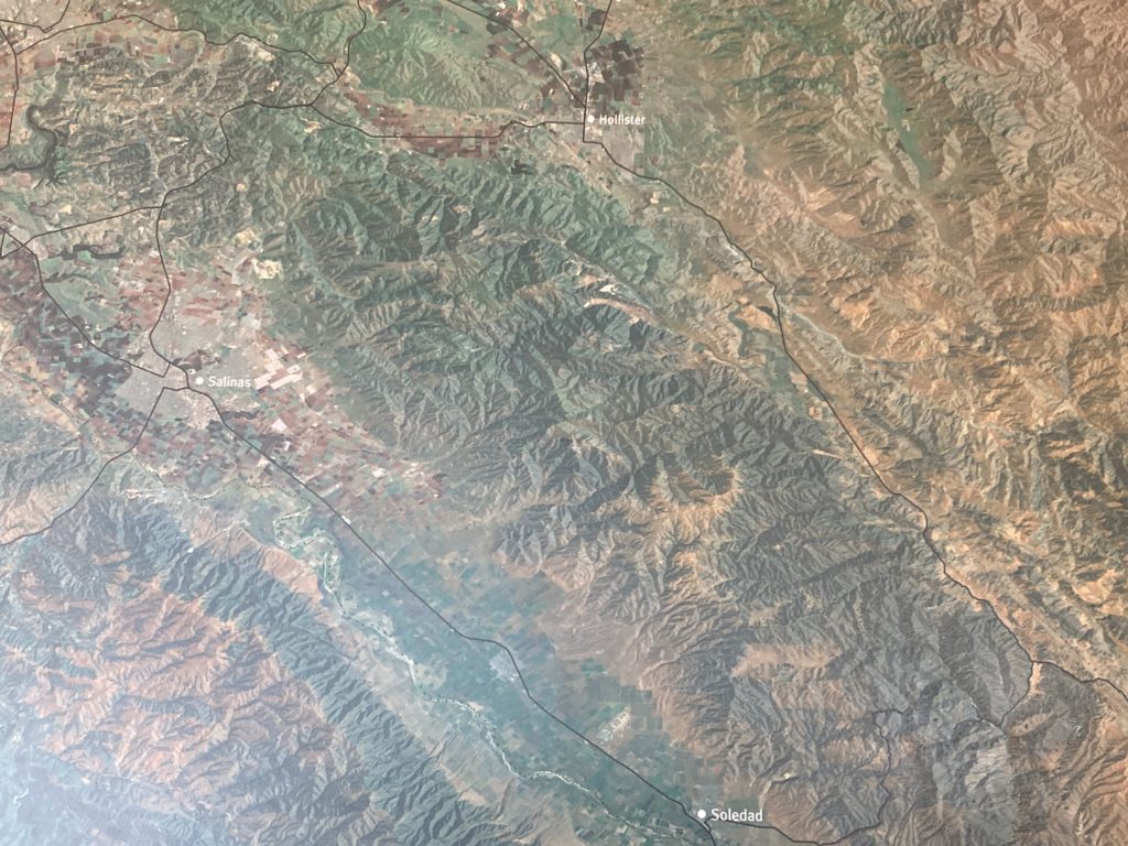 Realistic Map of Pinnacles National Park