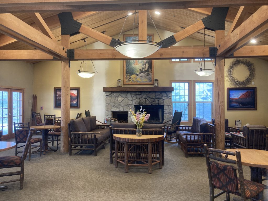 Inside the Kings Canyon National Park Lounge Area