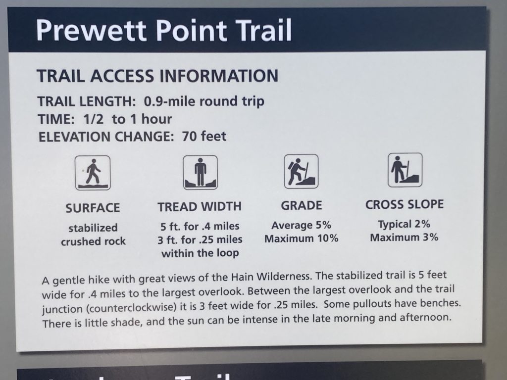 Prewett Point Trail Access Information