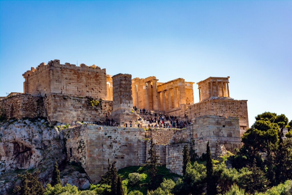 Acropolis view from Areopagus Hill