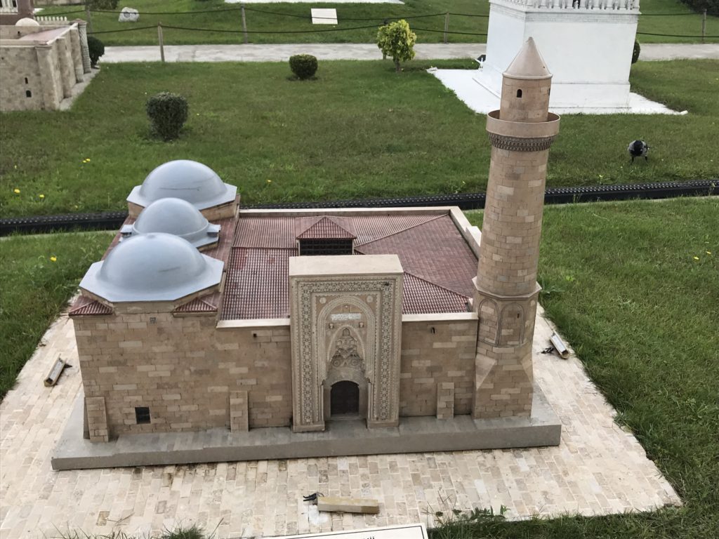 Brick Walled Building of Alaeddin Mosque Miniature