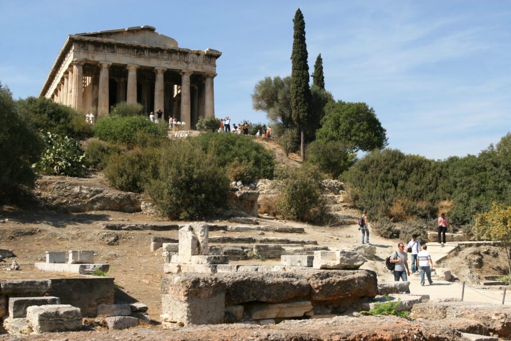 Ancient Agora in front of the Temple of Hephaisteion