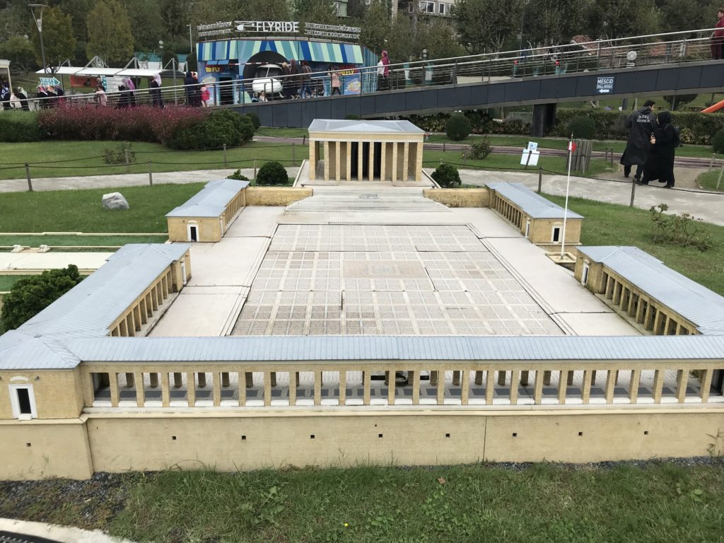 Top View of Anitkabir Mausoleum Miniature
