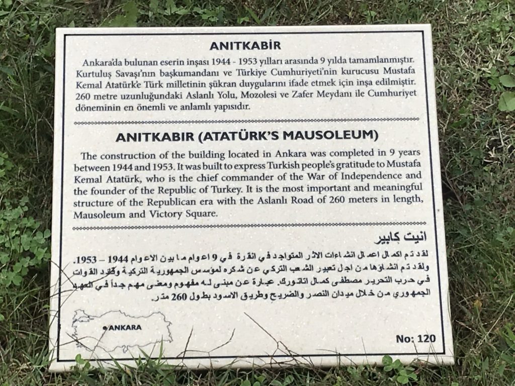 Anitkabir Label Card