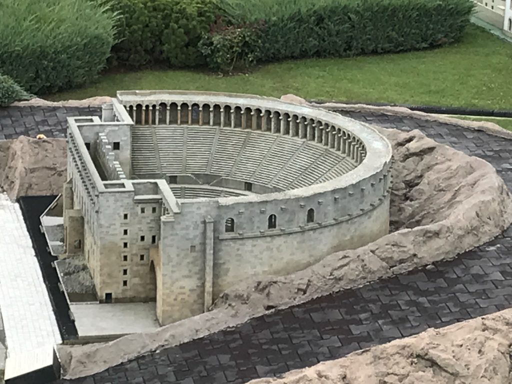 Aerial View of The Aspendos Miniature