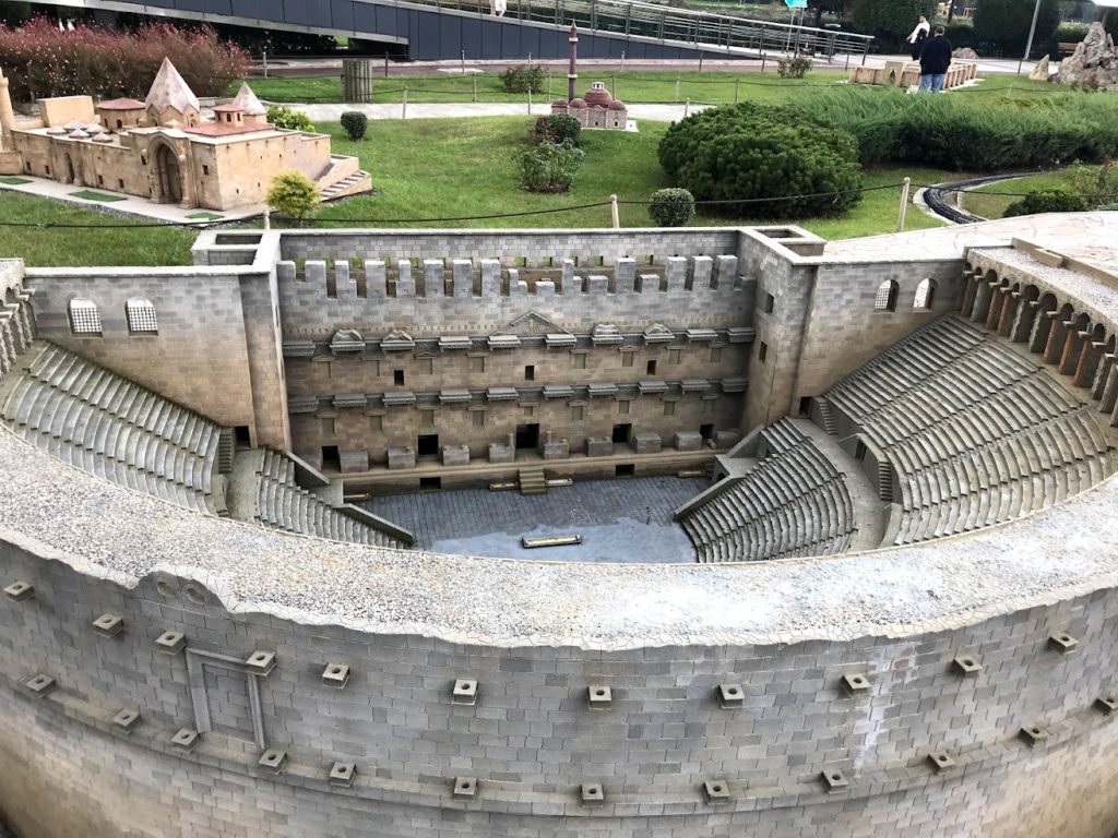 Aerial View of The Aspendos Miniature