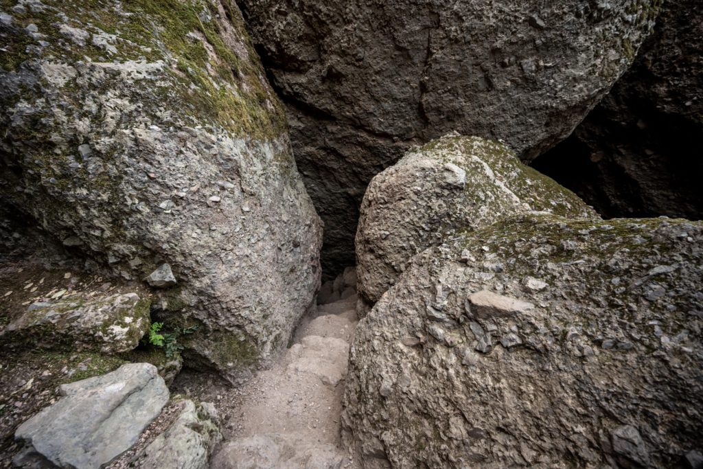 Small Passage between Big Rocks