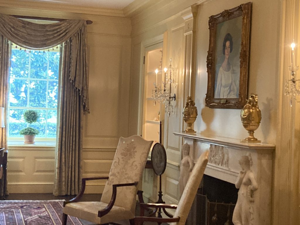 Inside the Vermeil Room in the White House
