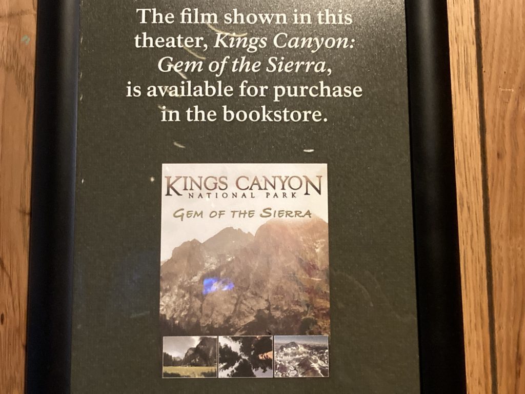 Book Poster of King's Canyon National Park