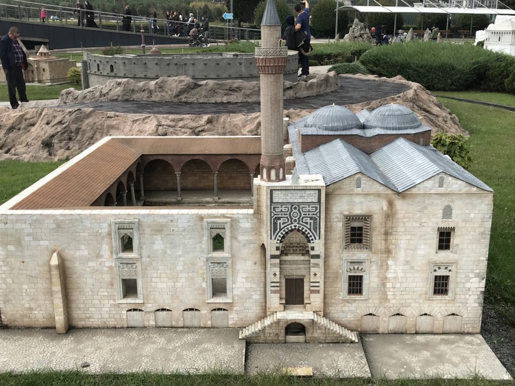 Isa Bey Mosque in Seljuk Miniature