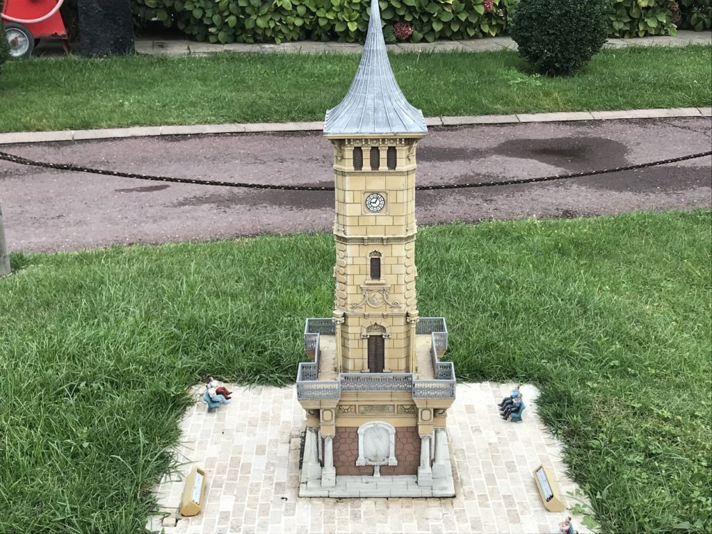 Izmit Clock Tower Miniature in the Ground