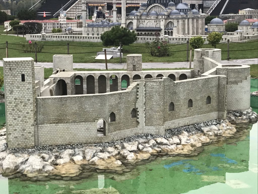 Maiden's Castle in Mersin Miniature in the Ground