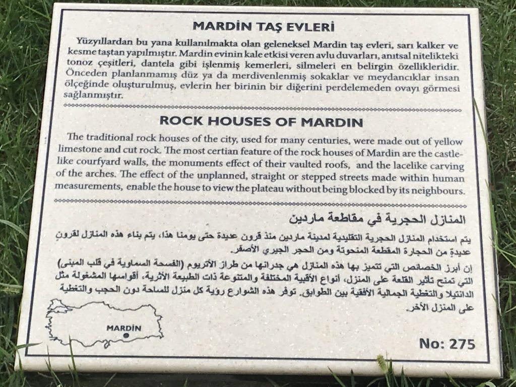 Rock Houses of Mardin Label Card