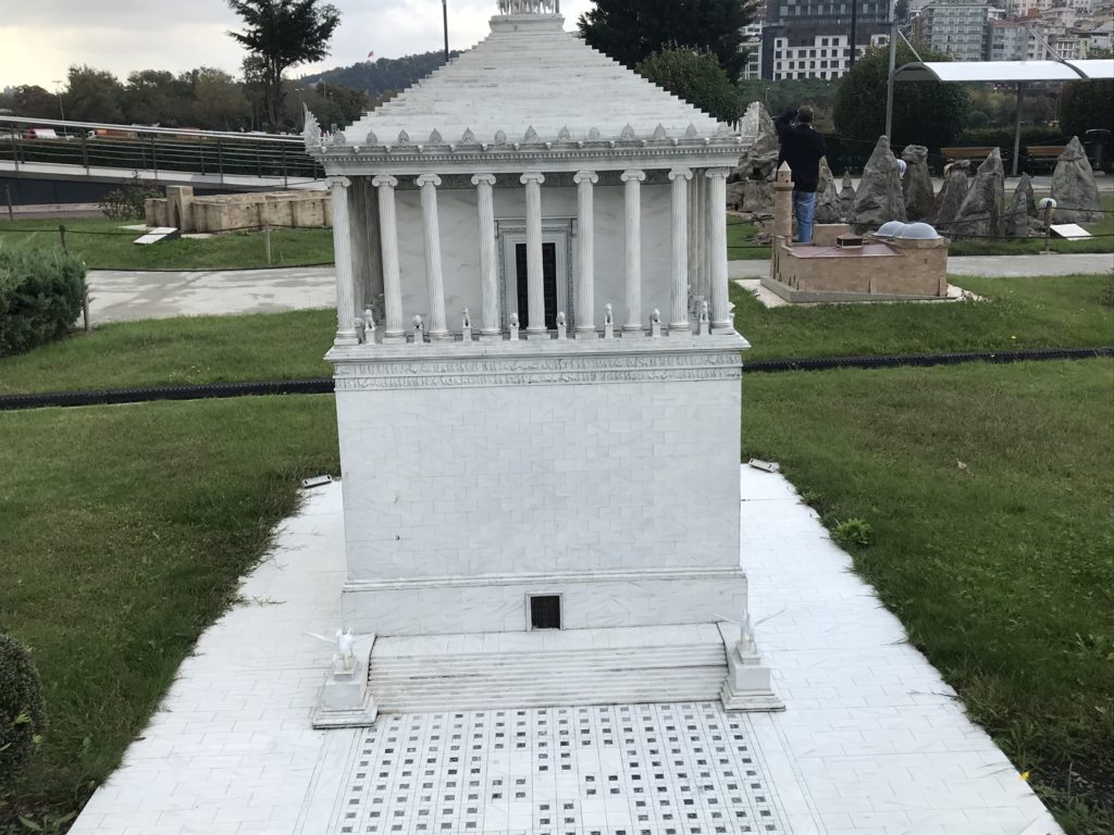 Mausoleum at Halicarnassus Miniature in the Ground