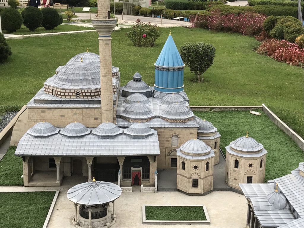 Top View of Mevlana Tomb Miniature
