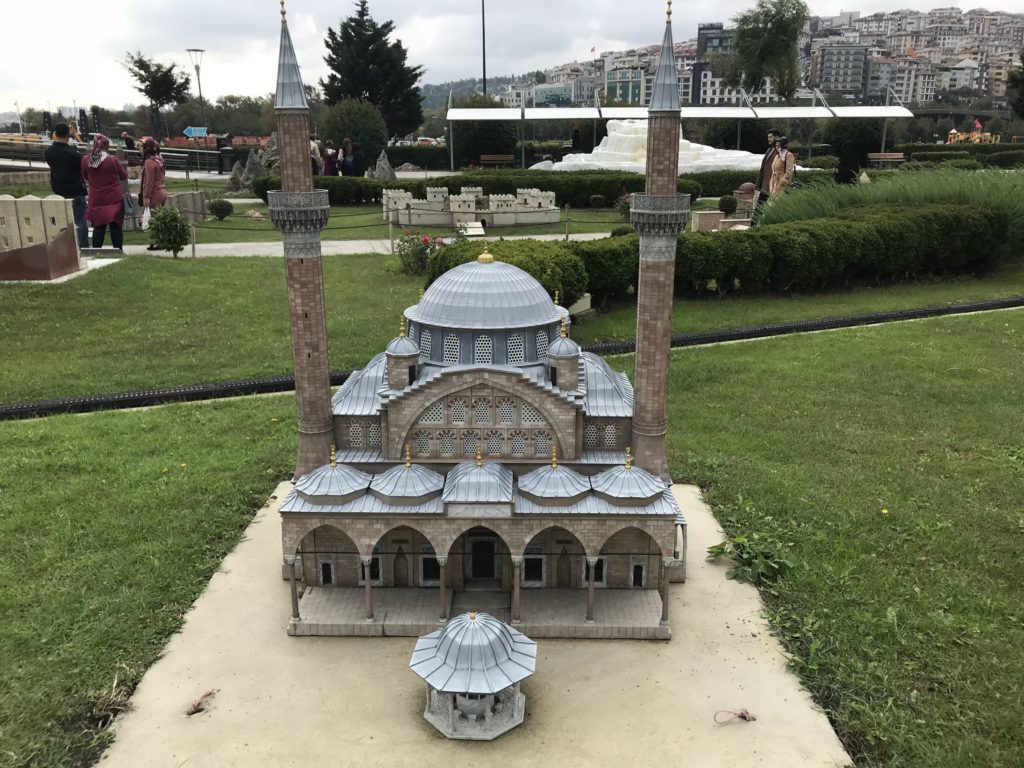 Top View of Muradiye Mosque in Manisa Miniature
