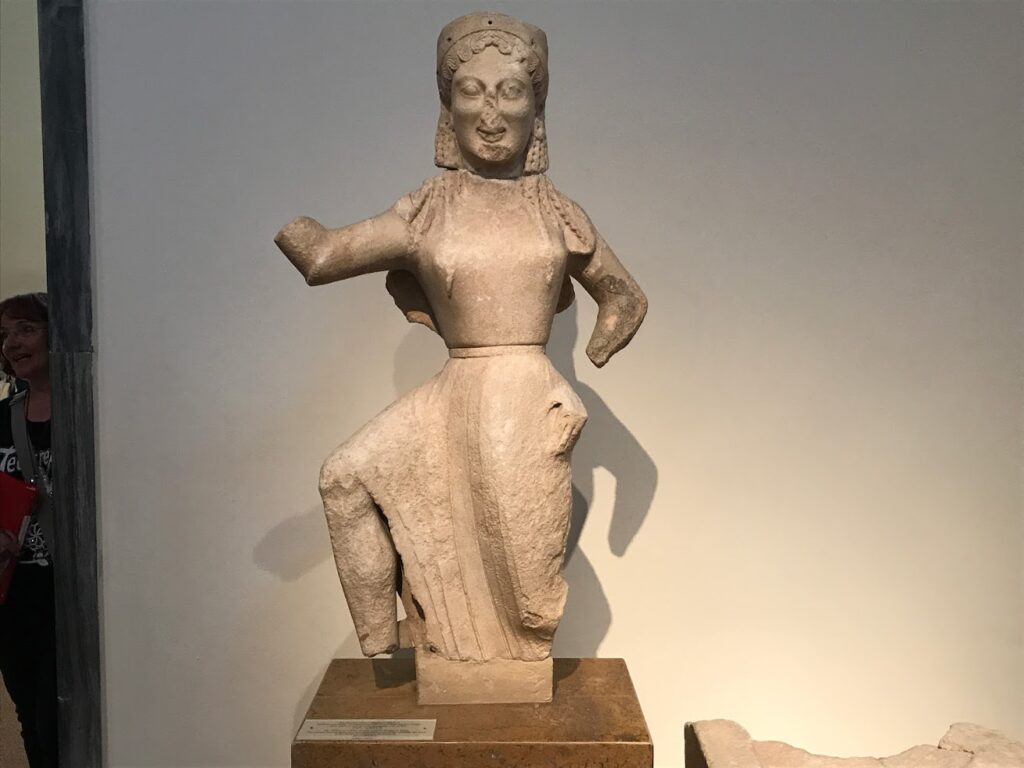 Nike Goddess at National Archaeological Museum Athens