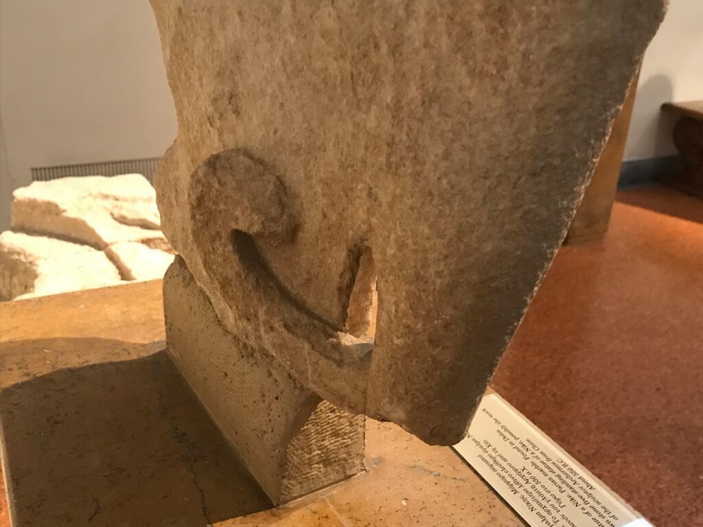 Nike Swoosh at National Archaeological Museum Athens
