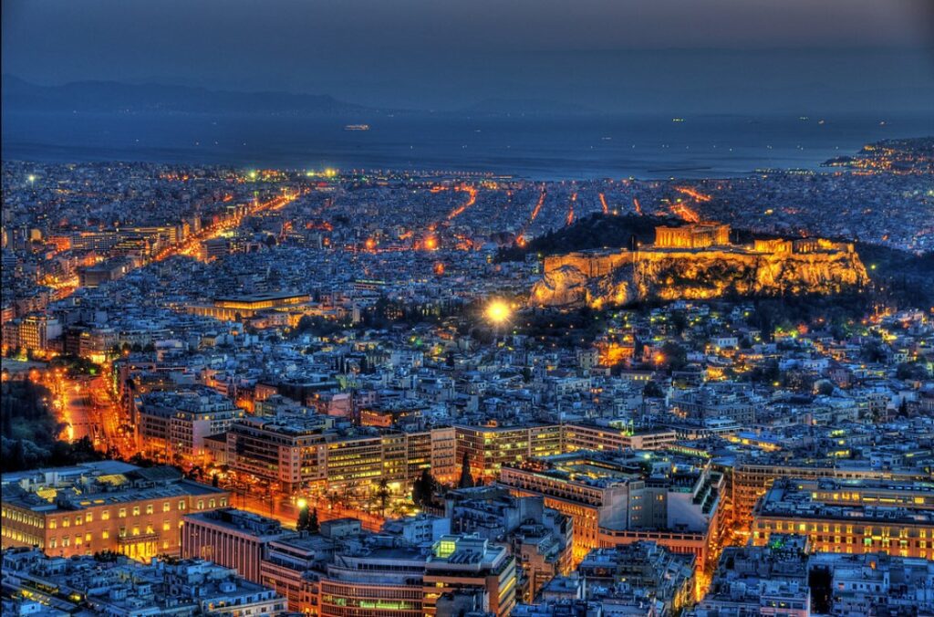View from Mount Lycabettus