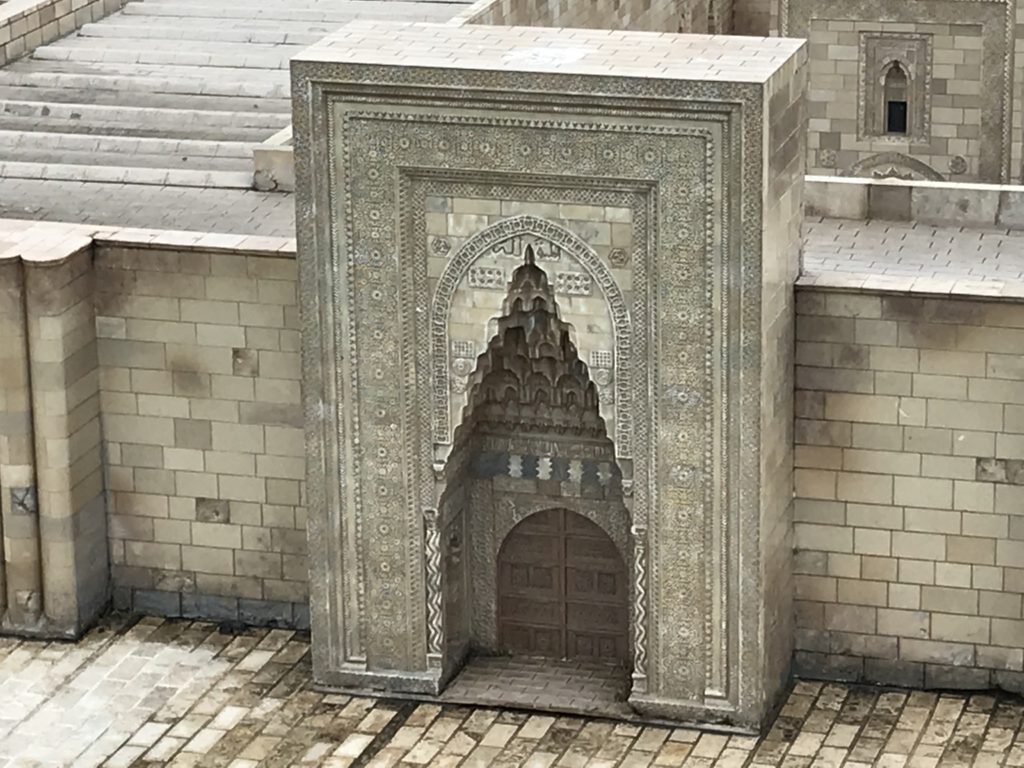 Close-up photo of Sultanhani Caravanserai Entrance Door Miniature
