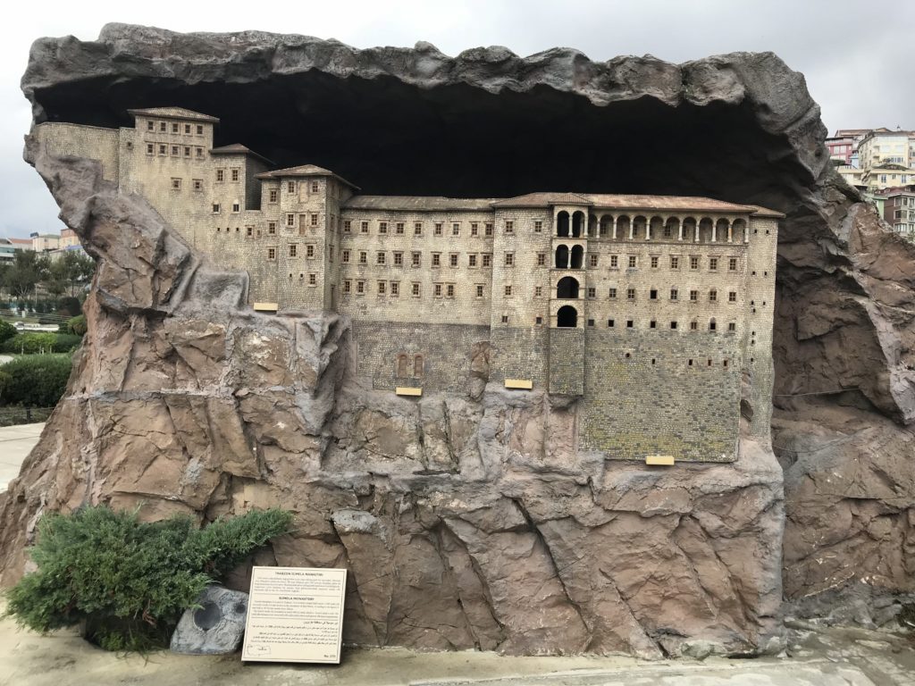 Sumela Monastery in Trabzon Under the Rock Miniature