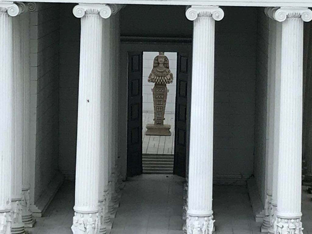 Mummy Statue Inside the Temple of Artemis