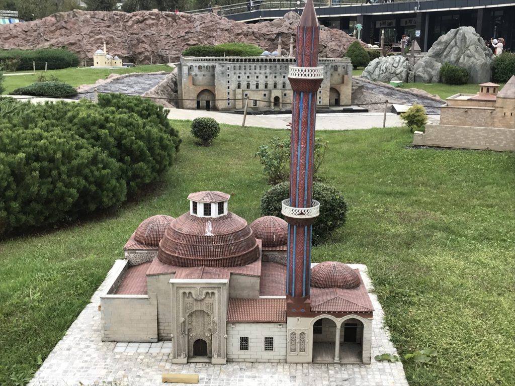 Twin Minaret Madrasa in Erzurum Miniature in the Ground